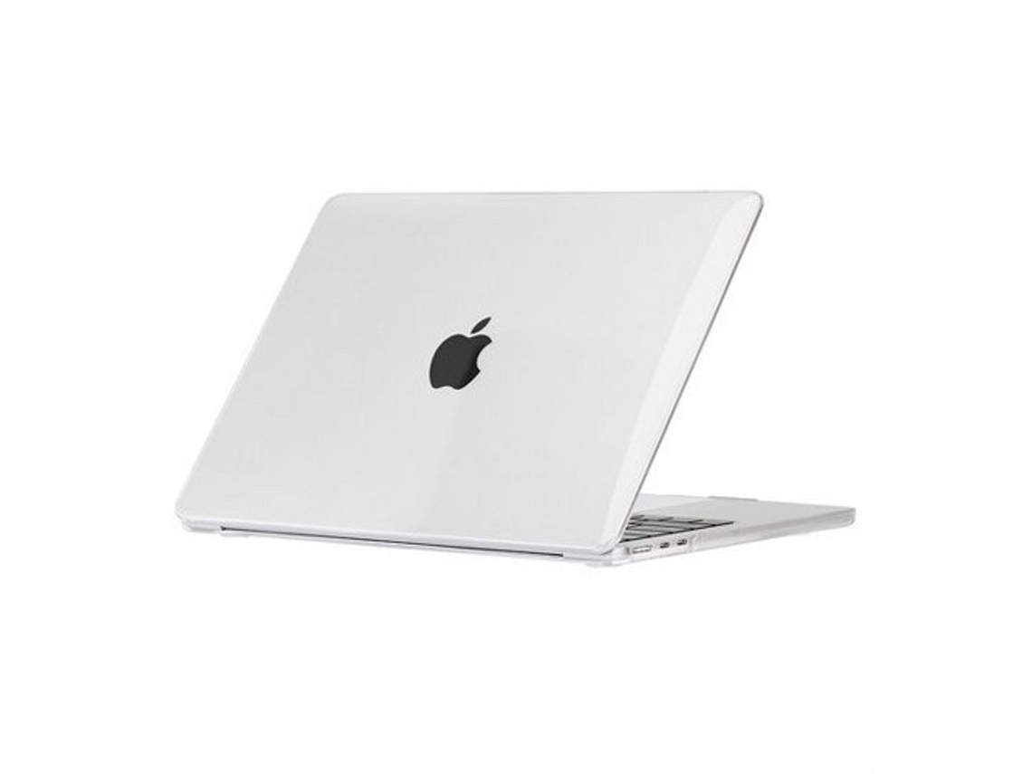 MW Funda de Cristal Transparente para MacBook Air 13 pulgadas 2022 M2 Transparente