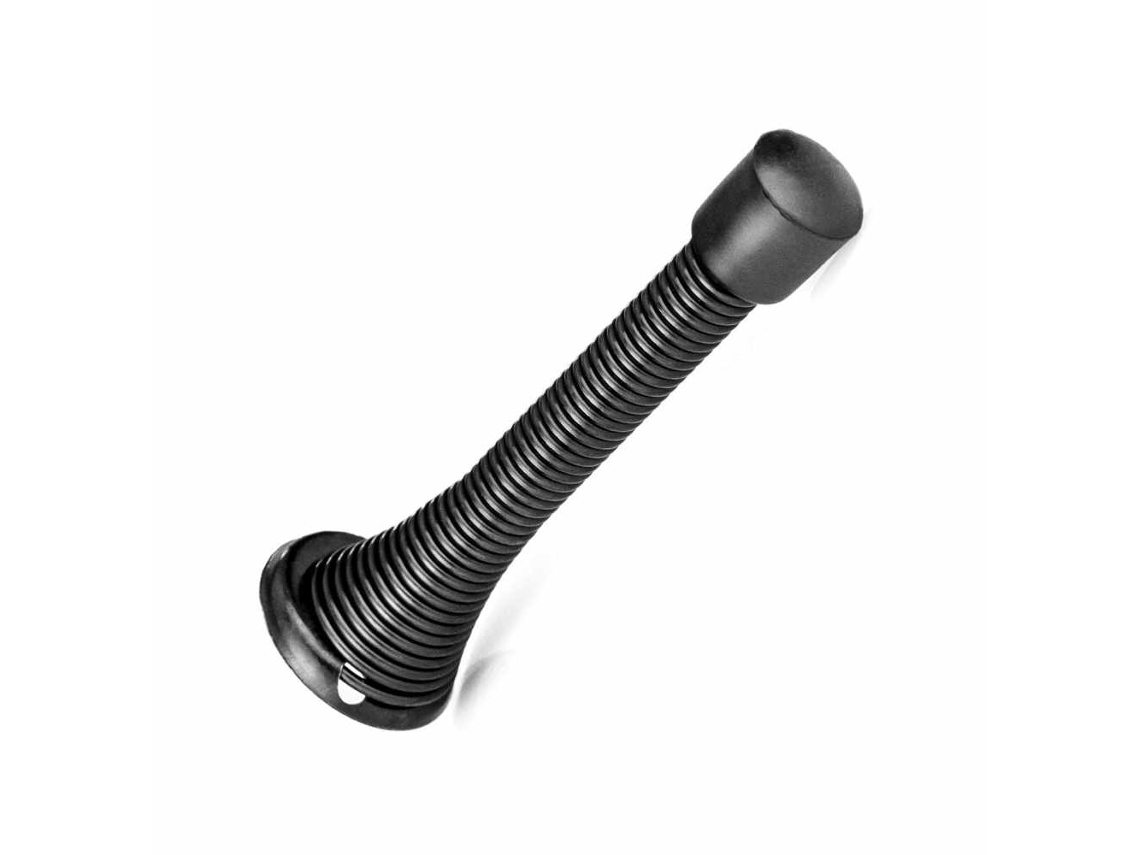 10 topes de puerta con resorte negros de 8 cm