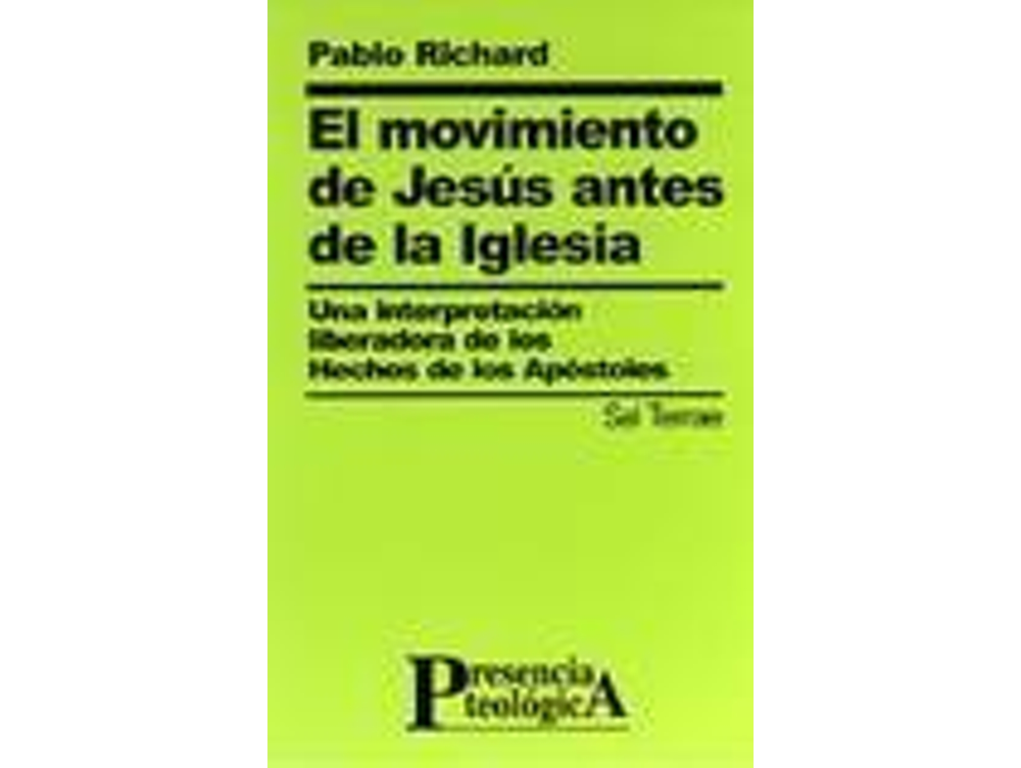 Libro El Movimiento De Jesús Antes De La Iglesia