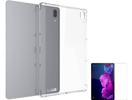 Kit Carcasa + Protector de Pantalla Lenovo P11 Esquinas Reforzadas Transparente