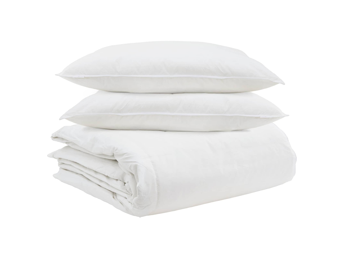 Juego De Edredón Con Almohada 3 Uds | Duvet Pluma De Pato