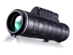 Monocular Dflamepower 30x50 HD con prisma óptico completo y telescopio de doble enfoque, negro Yizhood