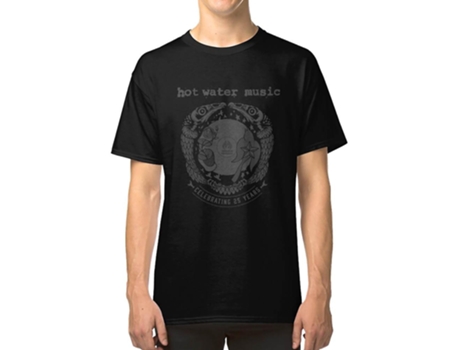 Camiseta ROCKINSTONE Hot Water Music Algodón para Hombre (XL)