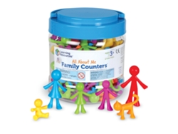 Juego de clasificación Learning Resources Family Counters, 72 piezas, juguetes educativos
