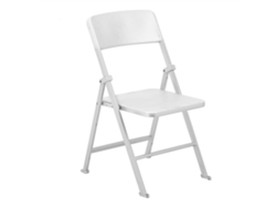 Silla plegable en miniatura Walshlxq para muñecas, muebles para casa de muñecas a escala 1/6, color plata, juguete para figuras de acción.