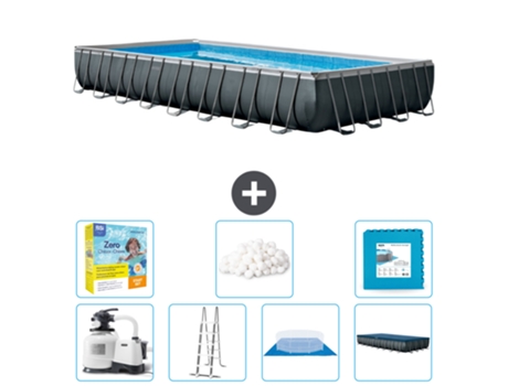 Piscina Tubular INTEX 26374GN-CB48 (54368 L - 488x132cm)