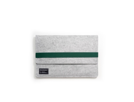 Ekomodo hr-004 maletín para portátil 33 cm 13 funda verde gris