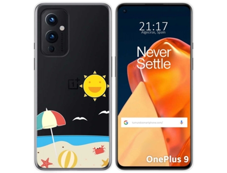 Carcasa OnePlus 9 5G TUMUNDOSMARTPHONE Dibujos Transparente Multicolor