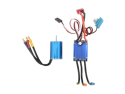 Combo De Motor Brushless 2435 4500kv Y Esc 25a Para Coches Rc 1/16 1/18 Traxxas Hsp Wltoys