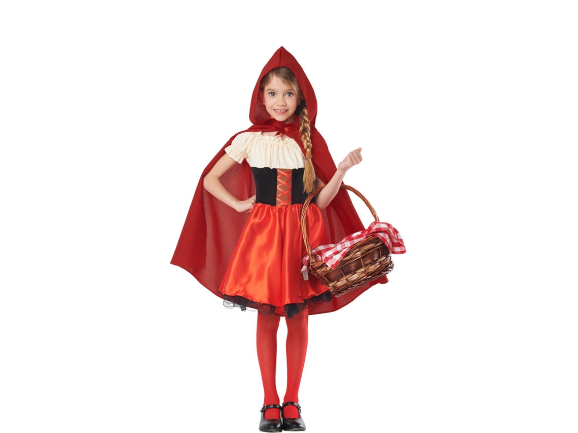 Disfraz de Niña CAR&GUS caperucita roja (Tam.: 7-9 anos)