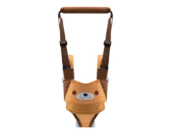 Cinturón de andar para bebé tipo cesta, ajustable, ayuda para aprender a caminar, oso amarillo