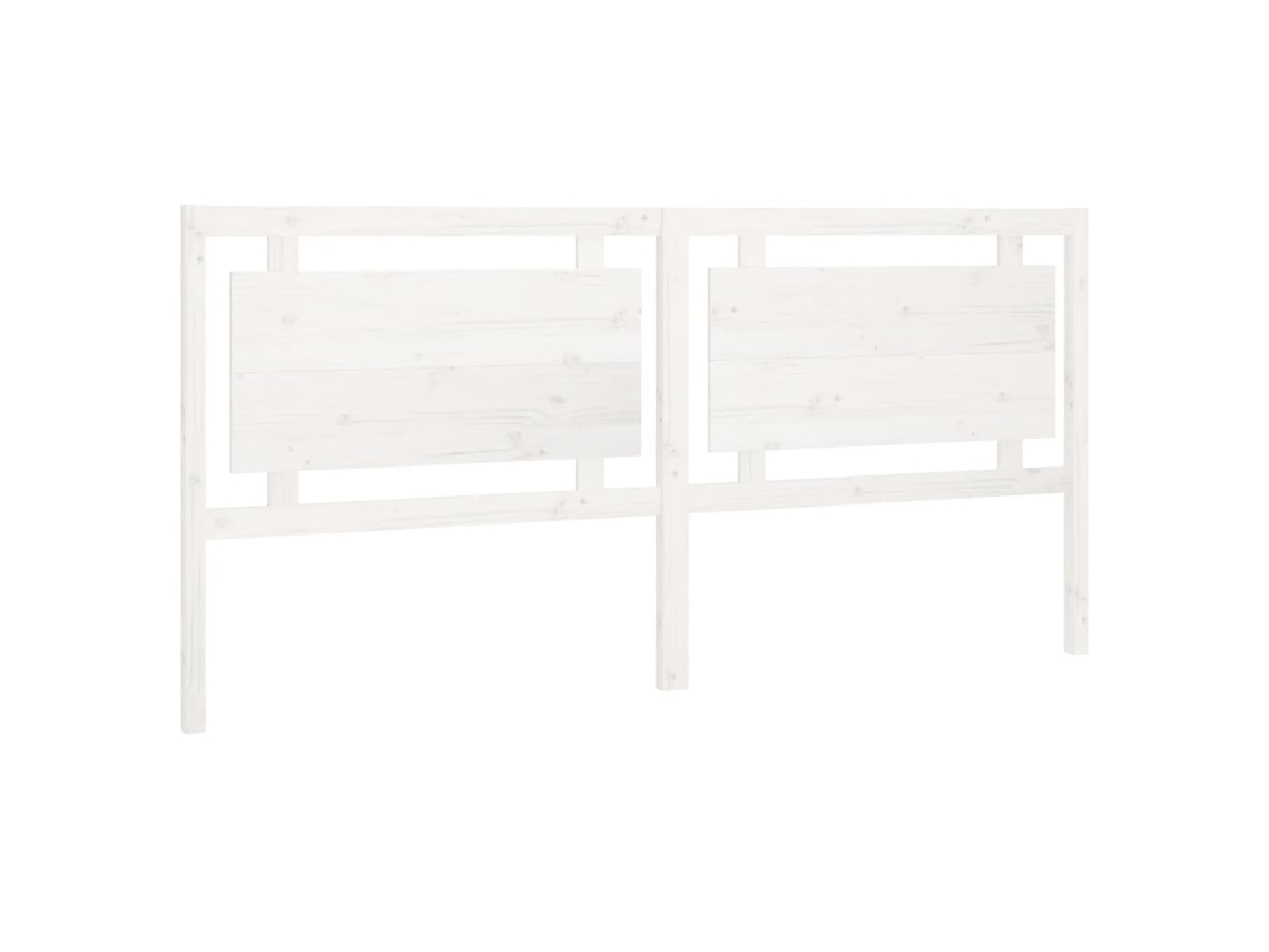 Cabecero de cama de madera maciza de pino blanco MAISON EXCLUSIVE (205,5x4x100 cm)