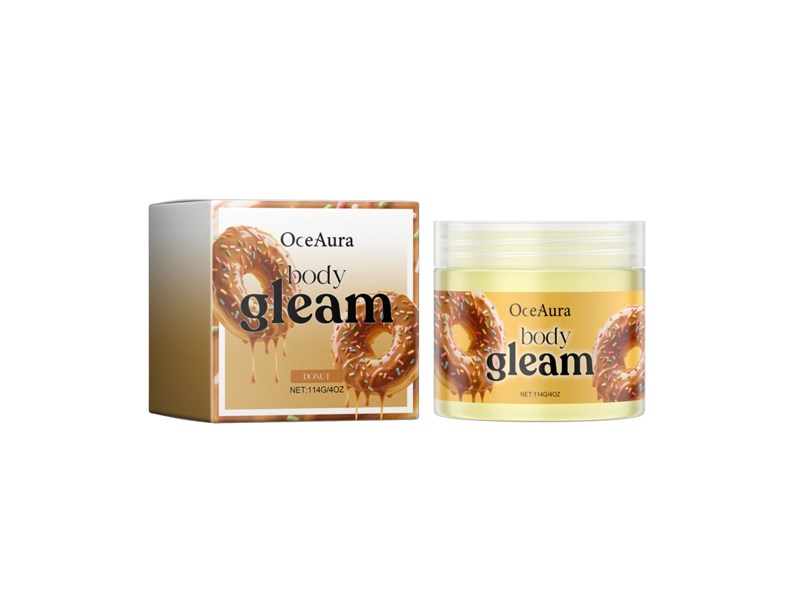 Crema corporal hidratante con aroma a donut