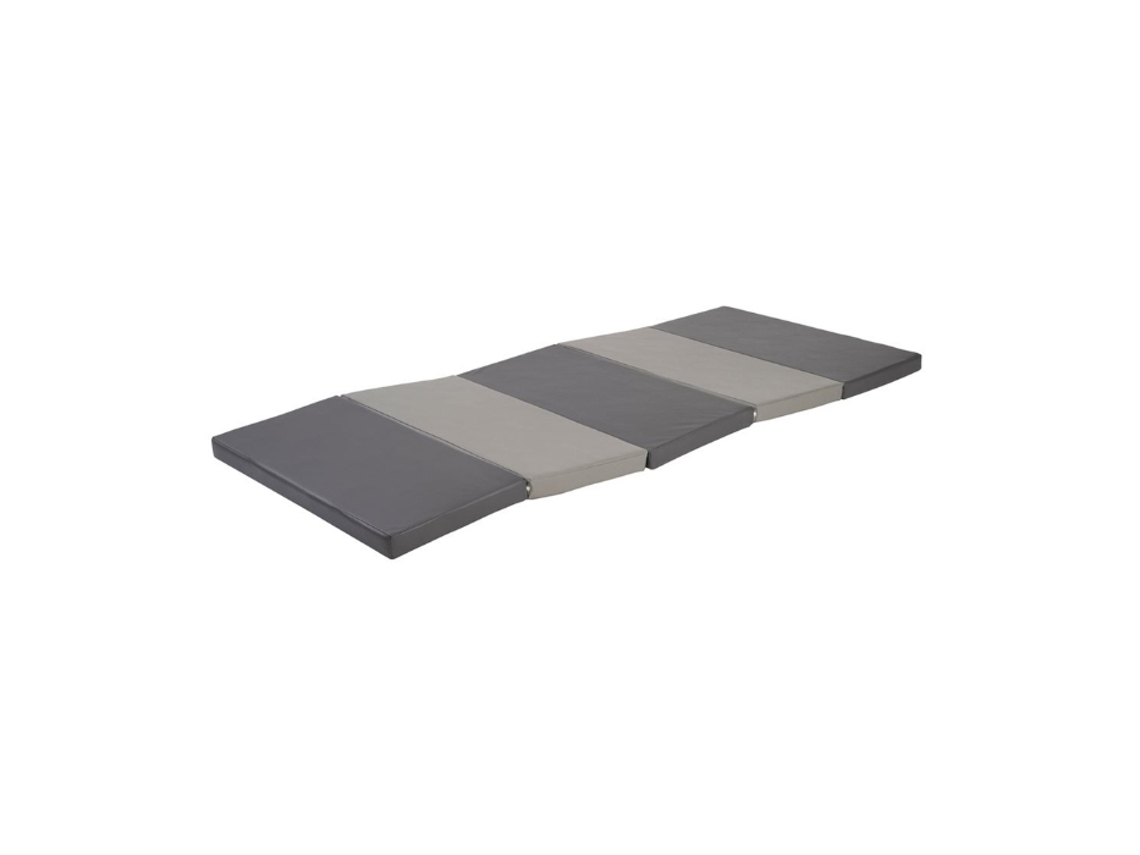 Tumleskum Colchón plegable BABYTROLD gris de 5 piezas
