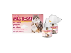Difusor relajante para mascotas con fragancias naturales.