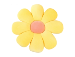 Cojín De Margaritas Con Flores, Suave Y Lujoso, Cojín Verde Para El Suelo.