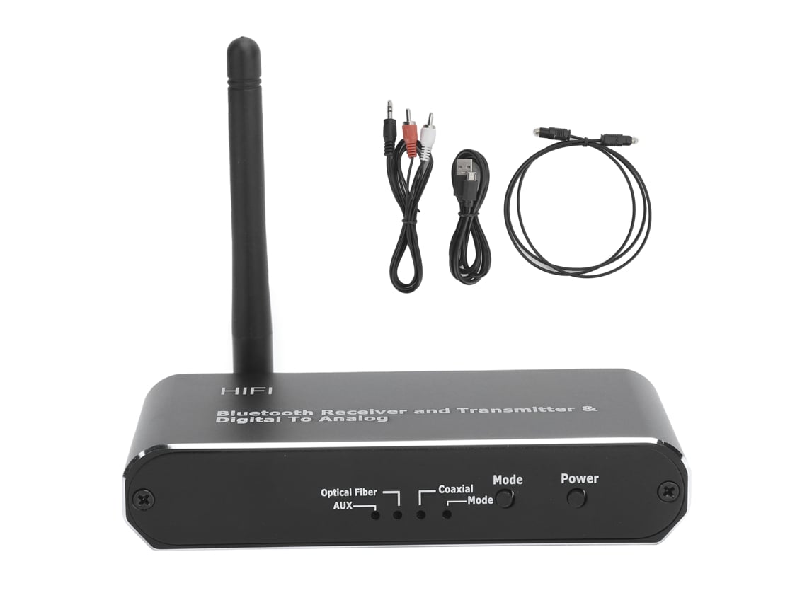 Baoj-2026conversor Coaxial Sem Fio Dac Digital Para Analógico Adaptador De Áudio Com Receptor Bluetooth D09