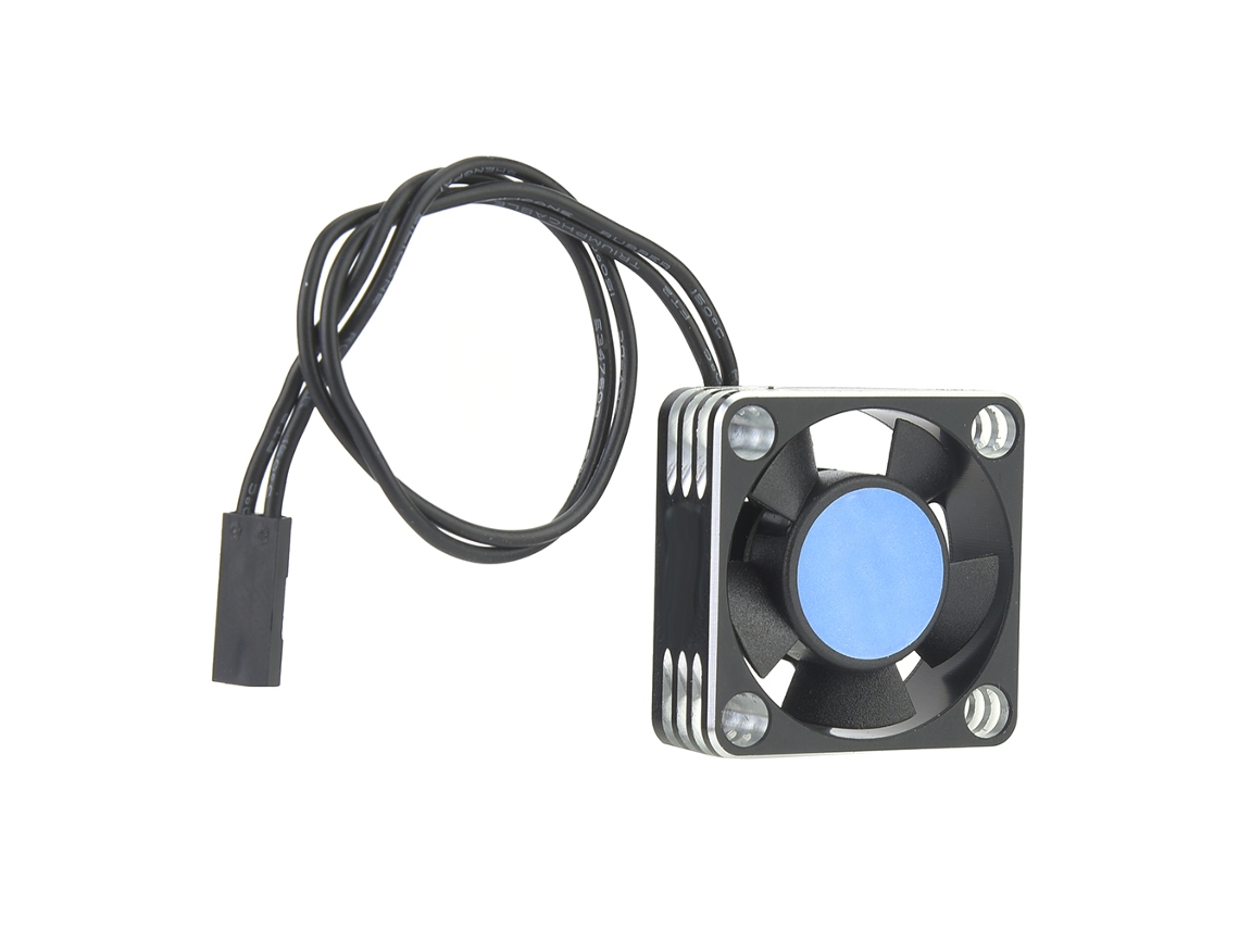 Ventilador de refrigeración, disipador de calor, motor, ESC metálico 504, plata, negro