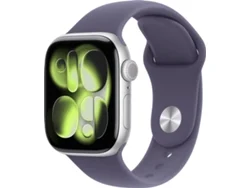  APPLE Watch Series 11 GPS 42 mm Plata Aluminio con Correa Deportiva Niebla Lila(Tamaño S/M)