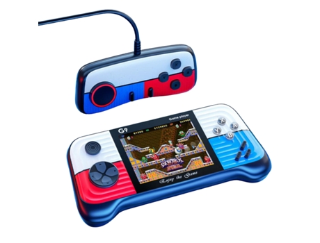 Consola de juegos Retro portátil Klack G9 con 666 juegos con Gamepad adicional