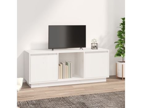 Mueble de TV VIDAXL Blanco Madera (110.5x35x44 cm )