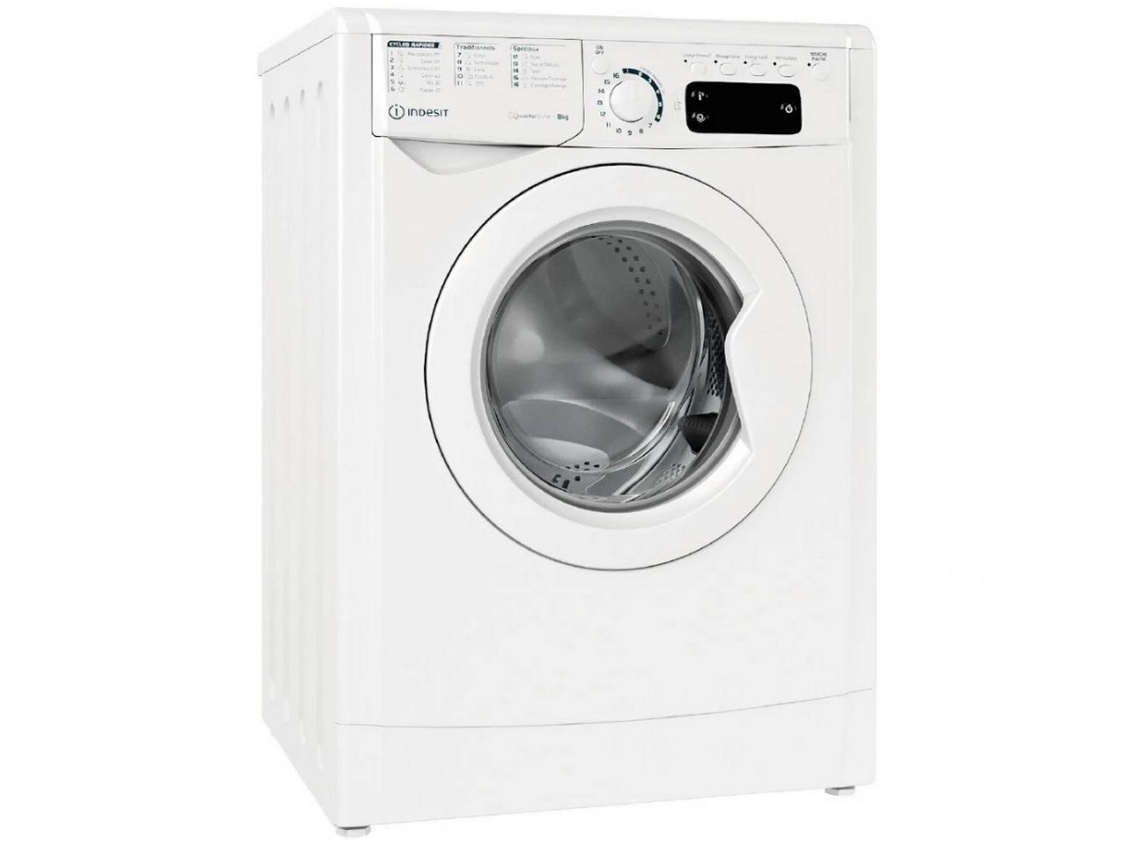 Lavadora ojo de buey 8kg 1400rpm EWE81483WFRN - INDESIT