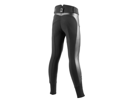 Leggings de Niña TATTINI Mid Grip Eco Piel Negro (10 años)