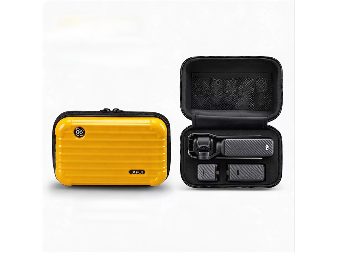 Bolso Bandolera Impermeable Portátil Para Dji Osmo Pocket 3, Diseño Tipo Maleta A Prueba De Golpes, Henten Home Amarillo
