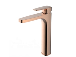 Grifo De Lavabo De Latón Rosa Dorado, Colección Penee