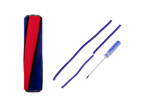 Cepillo de rodillo suave para Dyson V6 Fluffy V7 V8 Sv03 V10 V11 Sv03 y tira inferior de tiras de felpa suave