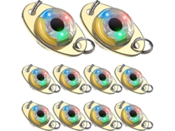 2026-10 Señuelos De Pesca Led Spoon Iluminados Bait Flasher Para Pesca En Mar Profundo Y Agua Dulce