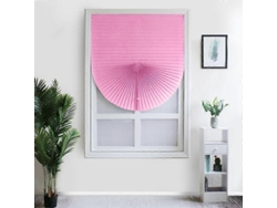 Persianas Plisadas Autoadhesivas De 60x180 Cm, Color Rosa, De Media Altura, Para Ventanas Y Puertas Del Hogar.