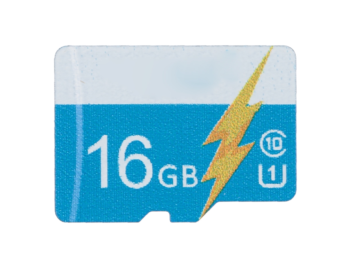 Tarjeta De Memoria 16g Alta Velocidad Transferencia Almacenamiento De Expansión Para Cámara De Teléfono Inteligente Azul