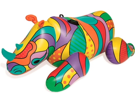 Rinoceronte Hinchable BESTWAY Pop Art 201x102 cm