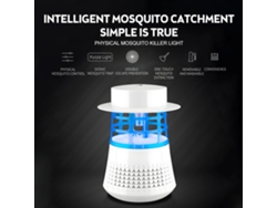Insecticida eléctrico para exteriores e interiores con 7 luces LED moradas