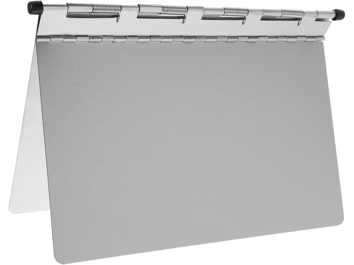 Portadocumentos De Acero Inoxidable De Alta Resistencia Con Almacenamiento Integrado Para Archivos Y Suministros.