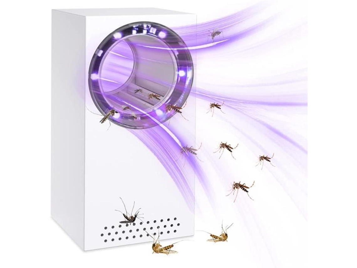 Lámpara antimosquitos eléctrica para interiores, trampa para mosquitos, Mata mosquitos, lámpara eléctrica repelente de mosquitos para dormitorio 17