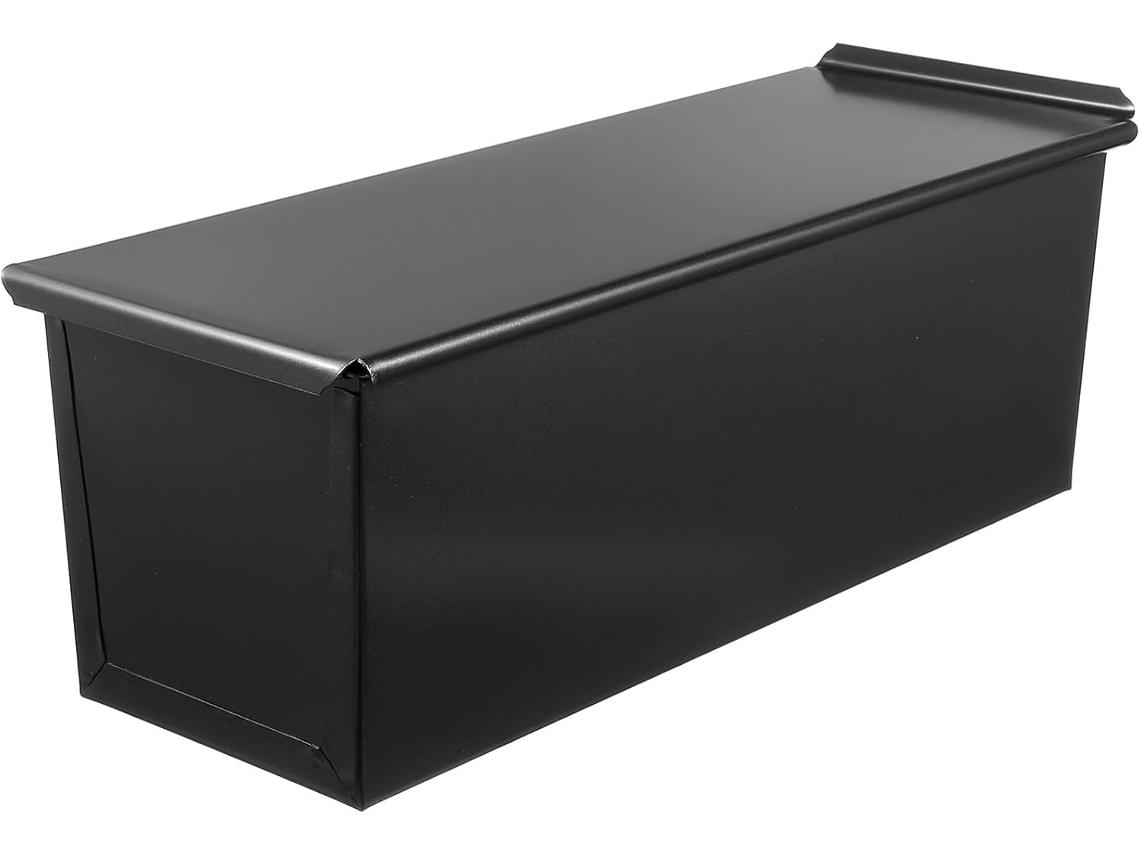 Tapa, Recipiente, Molde Para Pan En Caja Tapa Recipiente Para Pan 5 Agujeros Negro 33 X