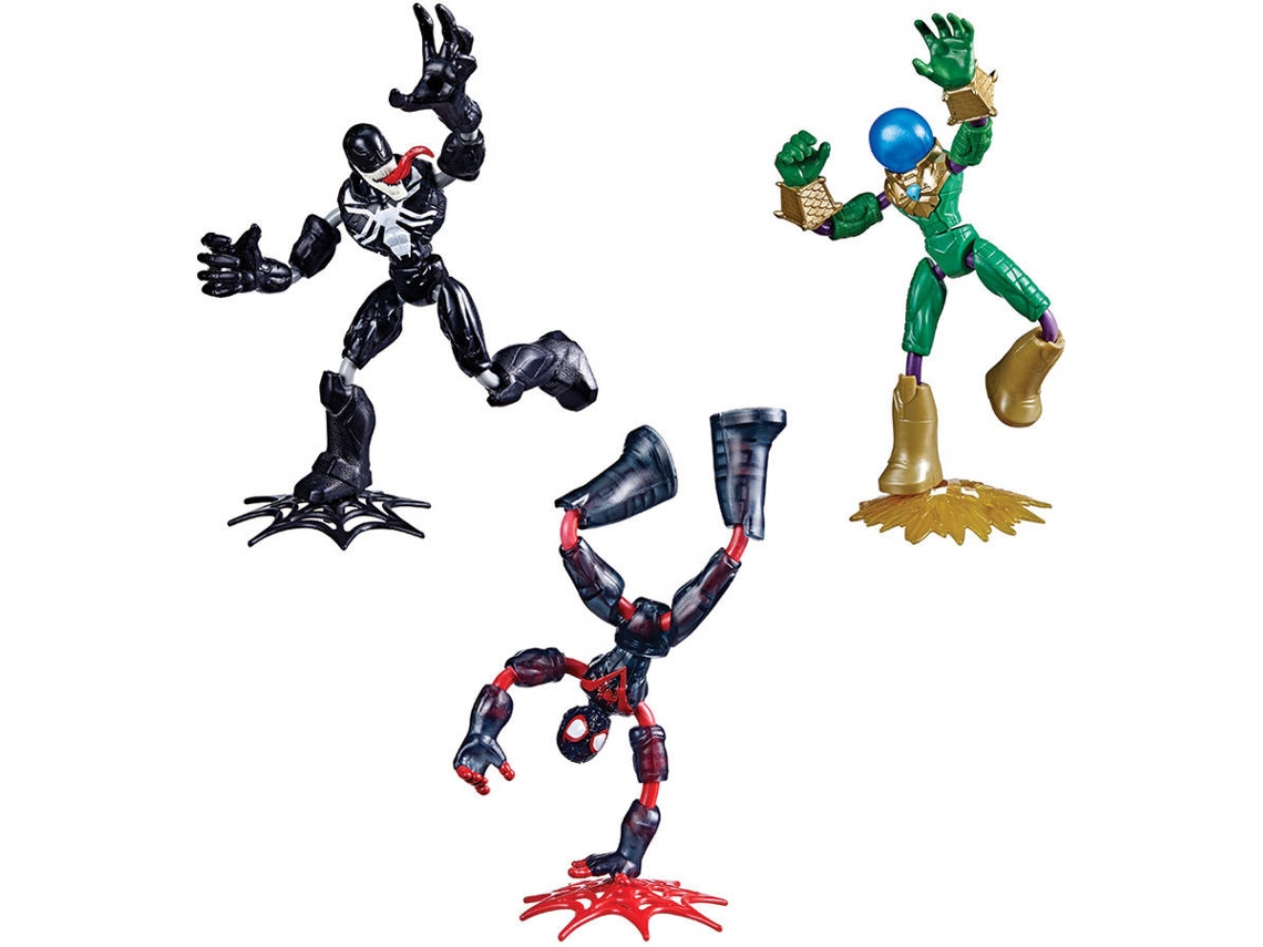 Figura de Acción MARVEL Spider-Man Figuras Bend & Flex Misiones (21,6 x 4,4 x 12,7 cm)