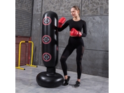 Saco de boxeo hinchable de 160 cm, Alvo Chrui (negro)
