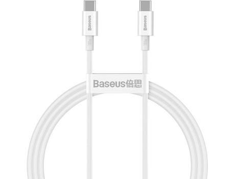 Cable BASEUS Catys-B02 (USB - USB - 1 m - Blanco)