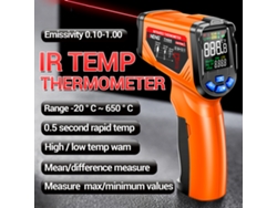Termómetro Infrarrojo Sin Contacto Aneng Th05 -20℃~650℃ Termómetro Láser Industrial Con Pantalla Anti-infrarrojos De Alto Brillo