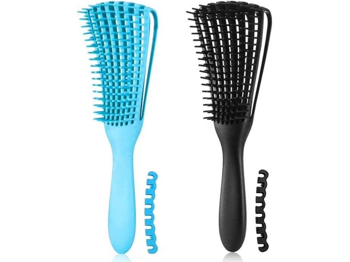 uds cepillo para desenredar el cabello, cepillos para el cabello, cepillo para desenredar, peine para desenredar para Afro América texturizado 3A a 4C
