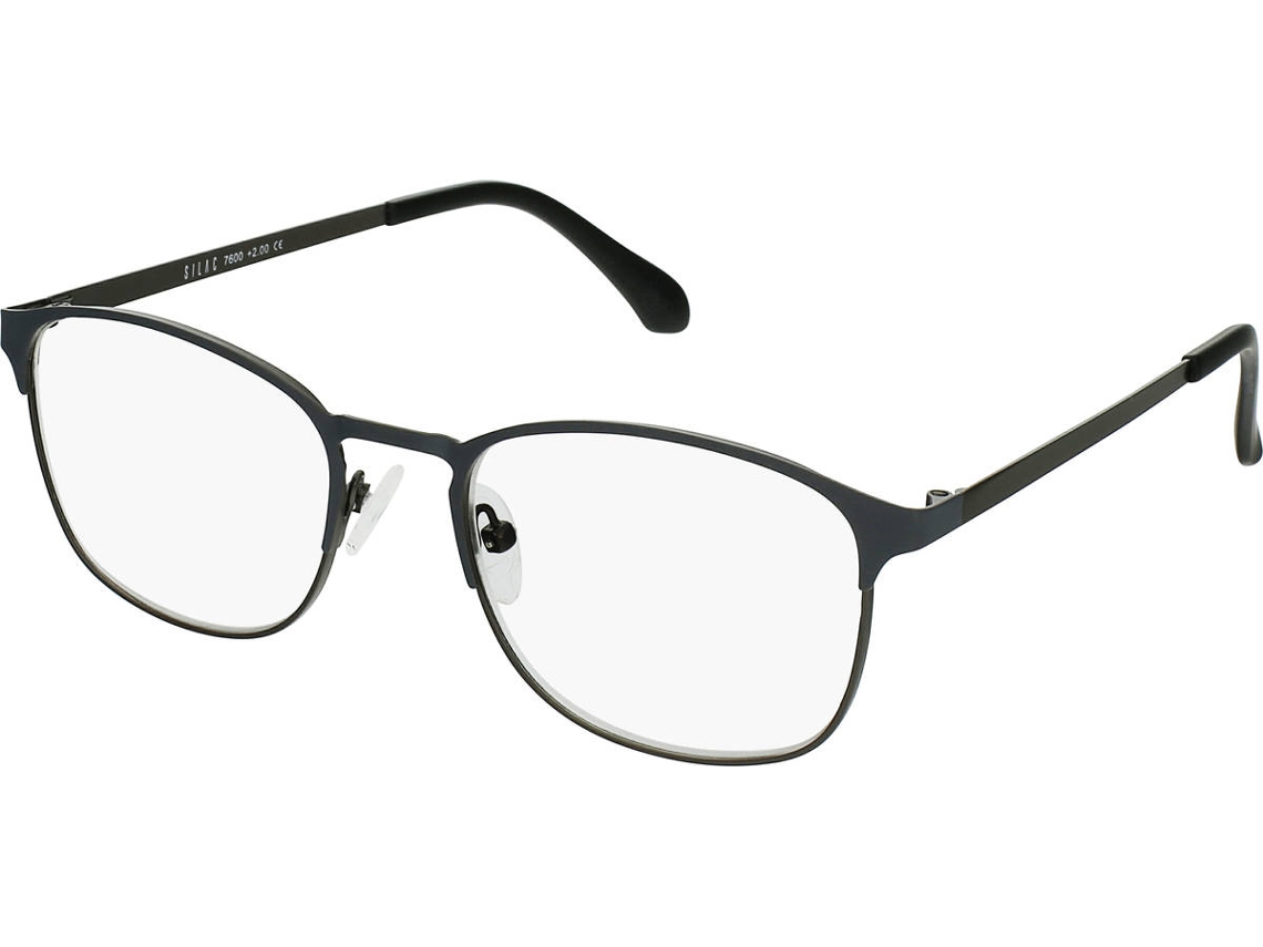 Gafas Graduadas SILAC Metal Grey 7600 +3.00 Hombre (Gris)