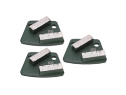 Discos De Pulido De Diamante, Disco Trapezoidal De 3 Piezas Para Pisos, 2 Dientes Largos, 80 Lb, Dis