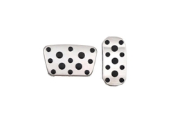 Pedales de goma antideslizantes para Toyota Prius XW50 2016-2022, de acero inoxidable, no requieren perforación.