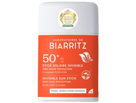 LABORATOIRES DE BIARRITZ Stick Solaire Invisible Spf50 Bio 10 G