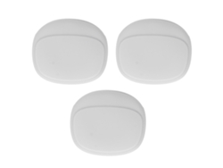 Estuche Protector De 3 Piezas Para Auriculares Pequeños De Silicona Portátiles - Gris
