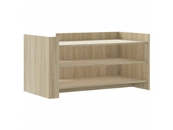 Maison Exclusive - Mesa De Centro Madera De Ingeniería Roble Sonoma 100x50x50 Cm