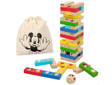 Juego de Madera WOOMAX Juego de bloques apilables Disney